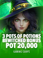3 Pots of Potions Betwitched Bonus Pot 20,000