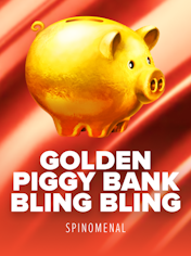 Golden Piggy Bank - Bling Bling