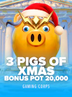 3 Pigs of Xmas Bonus Pot 20,000 