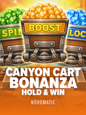 Canyon Cart Bonanza: Hold and Win