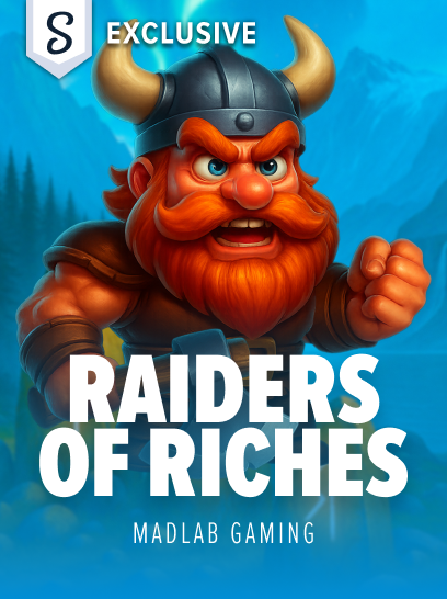 Raiders Of Riches Slot Game par MadLab Gaming - Stake.com
