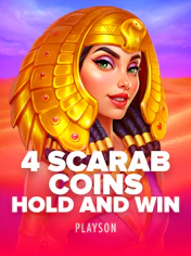 4 Scarab Coins: Hold and Win