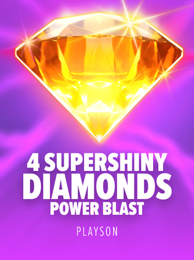 4 Supershiny Diamonds Power Blast slot
