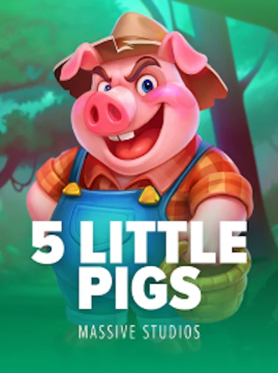 5 Little Pigs slot game logo