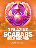 3 Blazing Scarabs Hold and Win