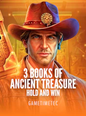 3 Books of Ancient Treasure (Hold and Win)