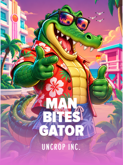 Man Bites Gator Free Slot Game by Uncrop Inc. - Stake.us