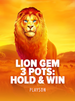 Lion Gems 3 Pots: Hold and Win