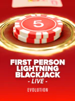 First Person Lightning Blackjack