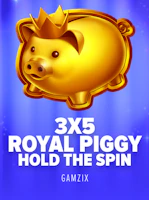 3x5 Royal Piggy: Hold The Spin