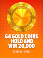 64 Gold Coins Hold and Win 20,000