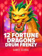 12 Fortune Dragons Drum Frenzy