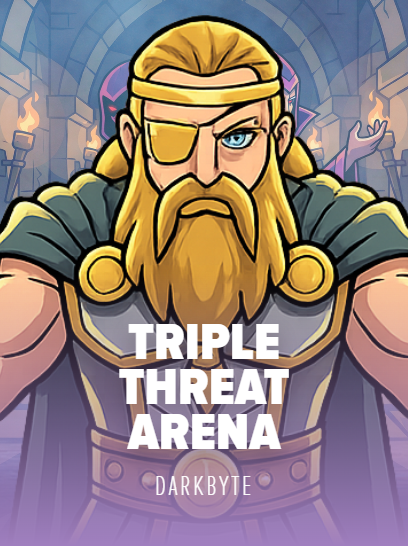 Triple Threat Arena Slot Game by Darkbyte - Stake.com