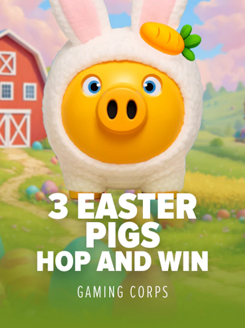 3 Easter Pigs - Hop and Win