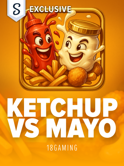 Ketchup vs Mayo Slot Game par 18 Gaming - Stake.com