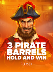 3 Pirate Barrels