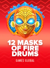 12 Masks of Fire Drums