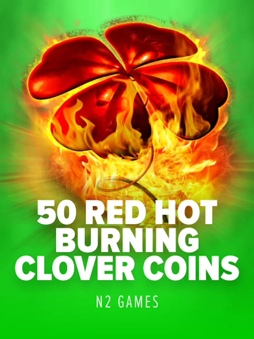 50 Red Hot Burning Clover Coins slot