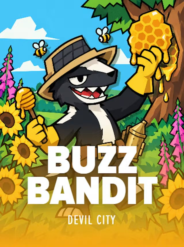 Buzz Bandit Slotspiel von Devil City - Stake.com