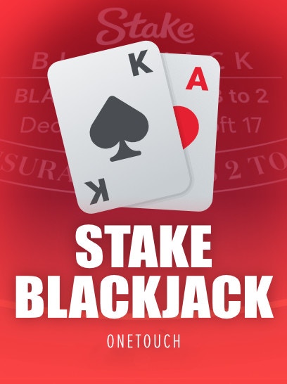 Capture d'écran de l'interface du jeu Blackjack sur Stake montrant les cartes et les options de mise