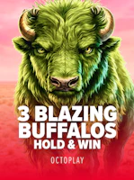 3 Blazing Buffalos: Hold and Win