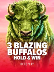 3 Blazing Buffalos: Hold and Win