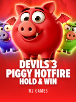 Devils 3 Piggy Hotfire Hold and Win