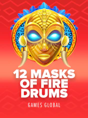 12 Masks of Fire Drums