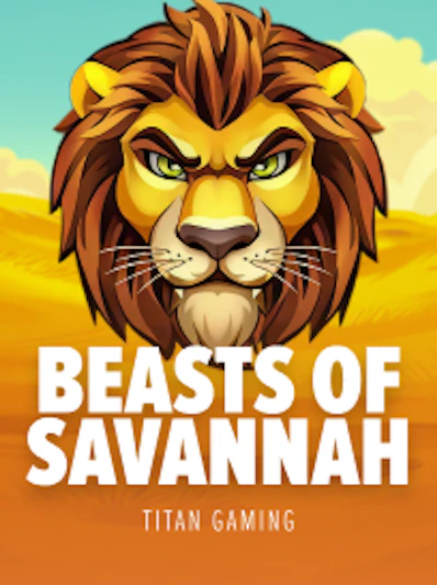 Beasts of Savannah slot game logo